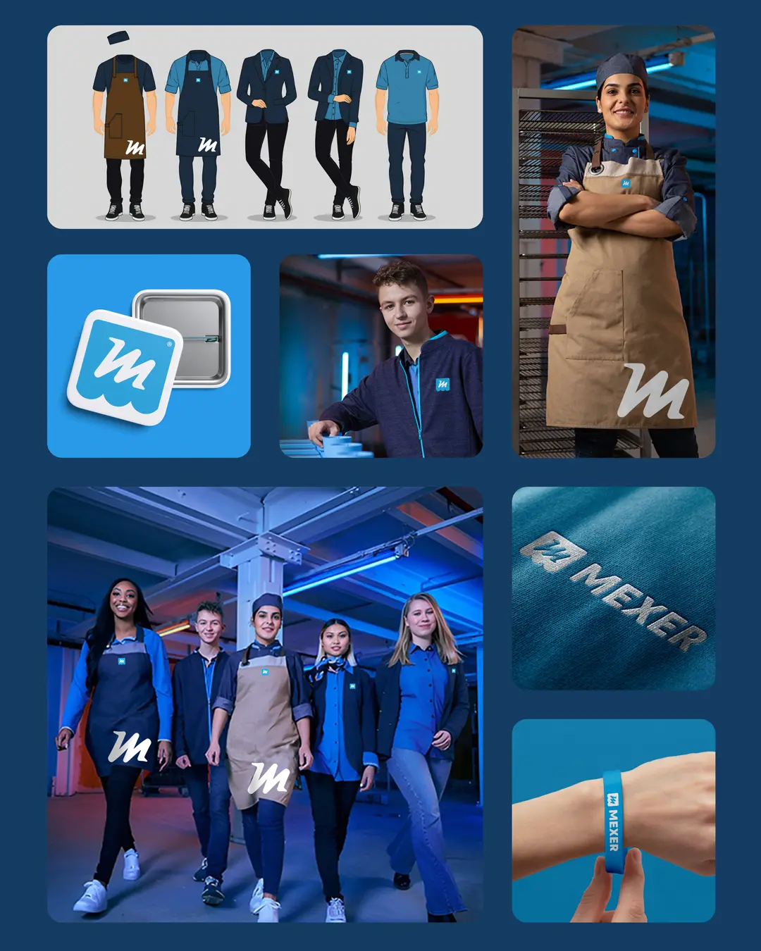 MEXER staff uniform identity system