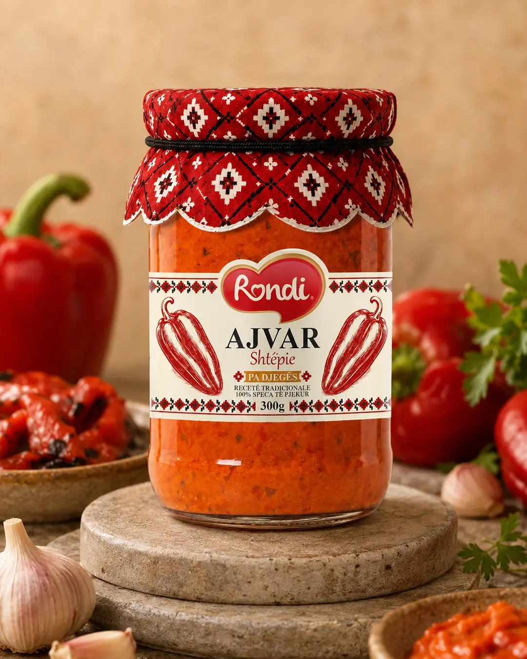 Rondi Ajvar packaging detail