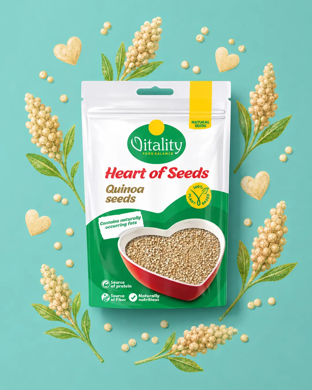 Vitality Quinoa Seeds packaging
