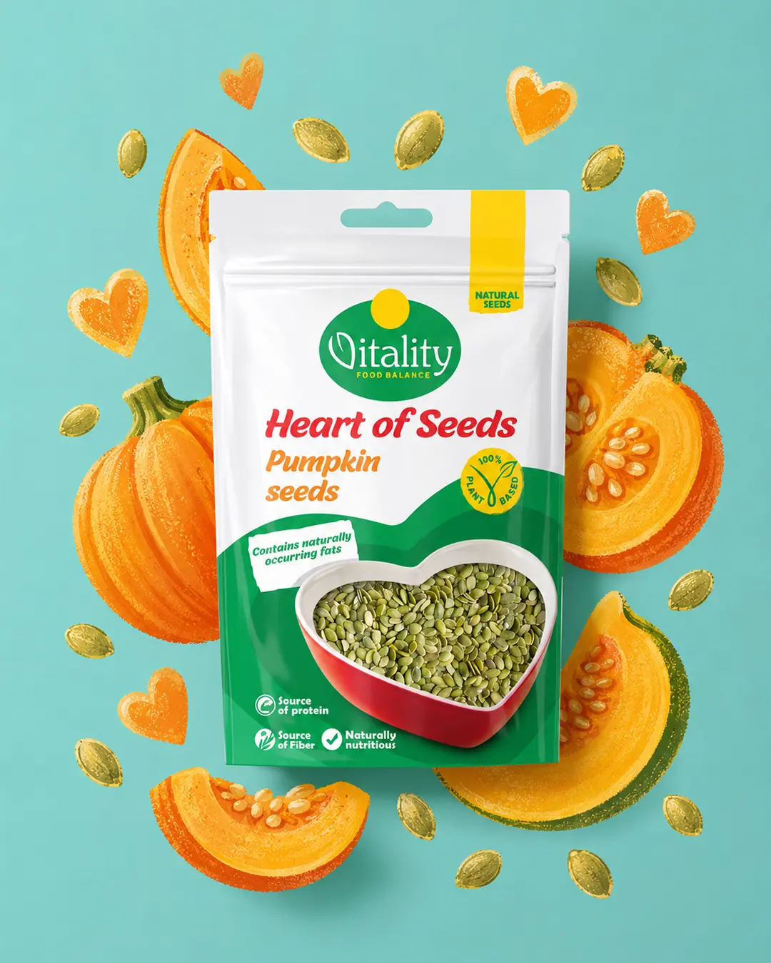 Vitality Pumpkin Seeds packaging